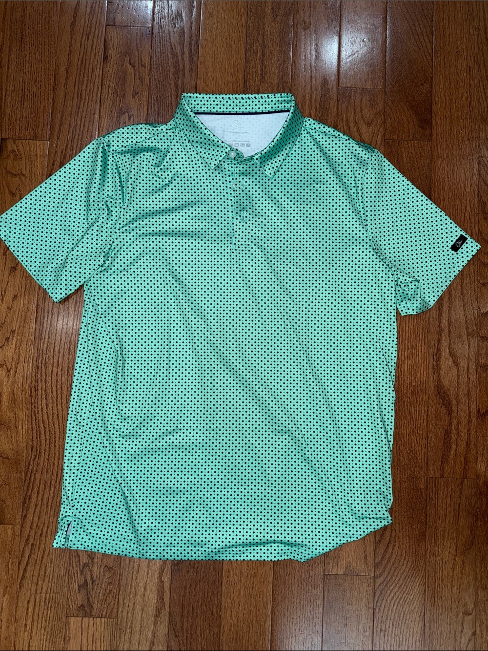 Men's obla Mint Green Short-Sleeve Polo